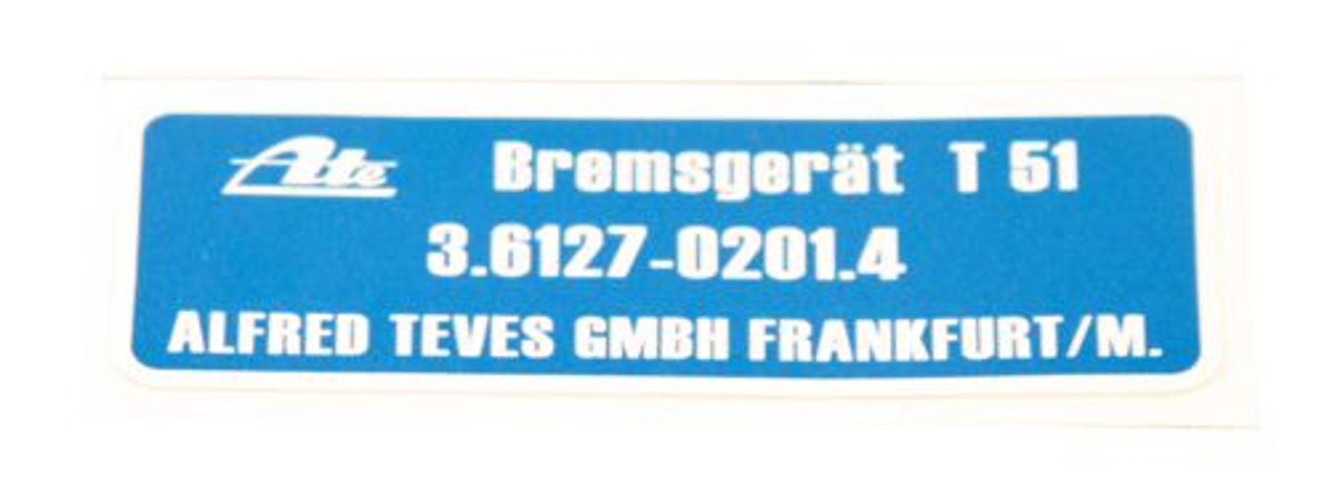 Dekal ATE bremseenhet