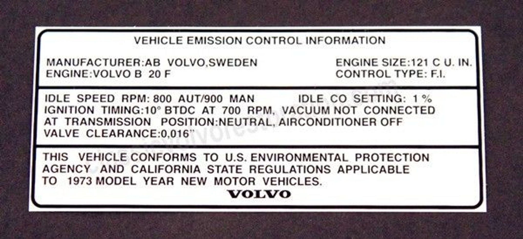 Dekal kjøretøyutslipp