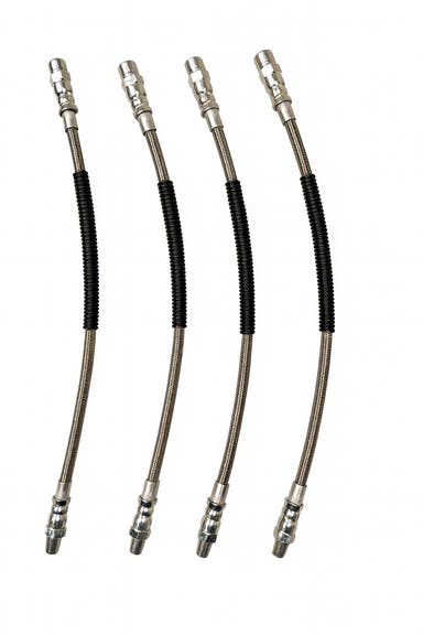 Bremsslangesett til Volvo S60, S80, V70 II, metallflettet
