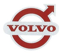 Volvo dekal rød-sølv — bild 2 av 2