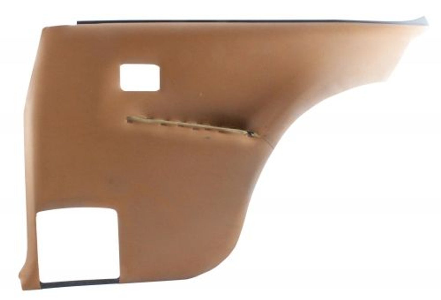 Bakre sidepanel til Volvo 142, 1971, gulbrun, høyre