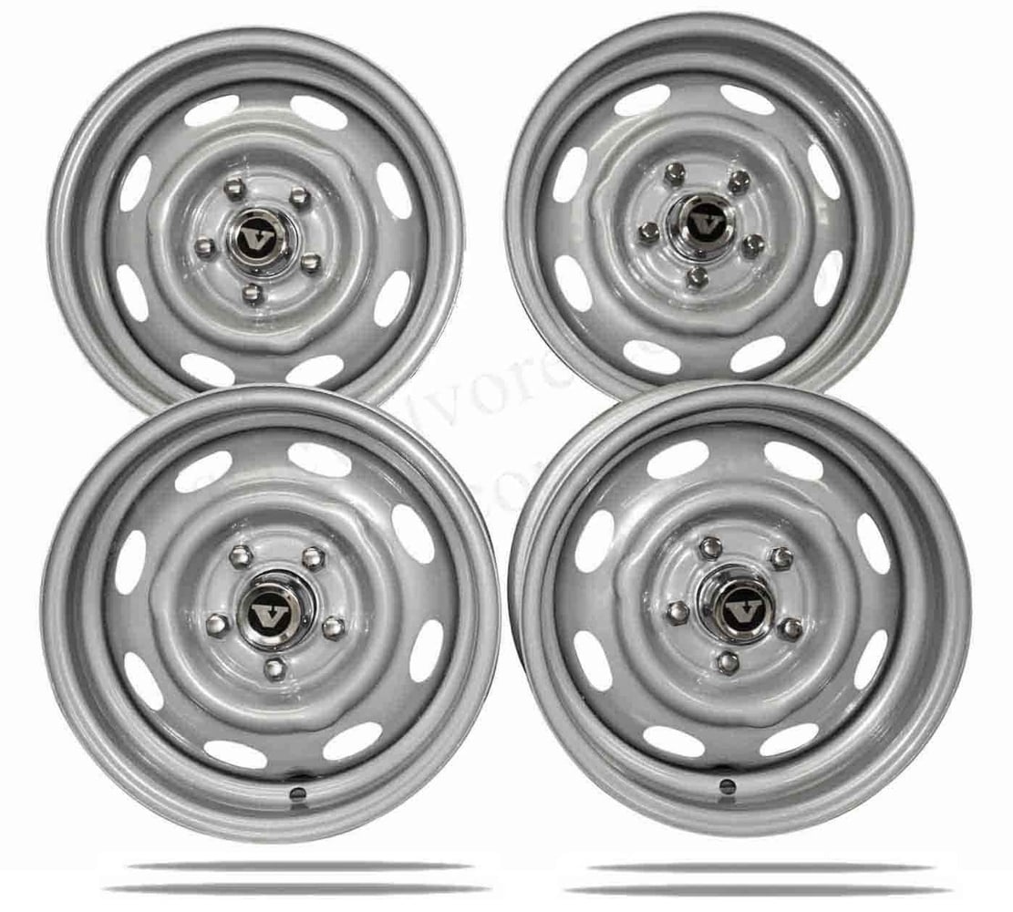 Volvo PV/Amazon/1800 Hjulsæt 5,5" med tilbehør