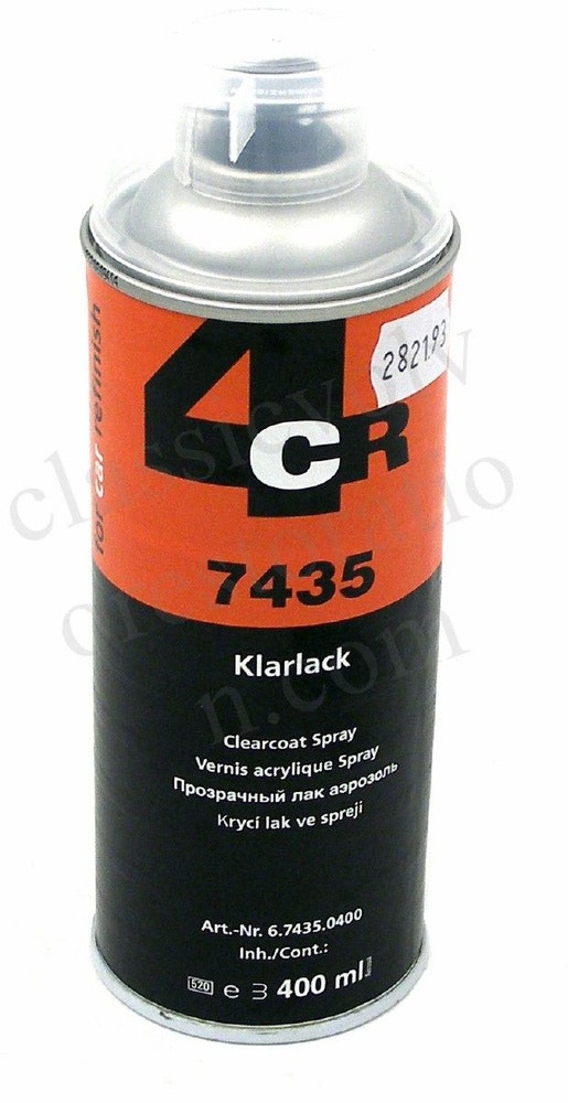 Klarlakk spray 400ml blank