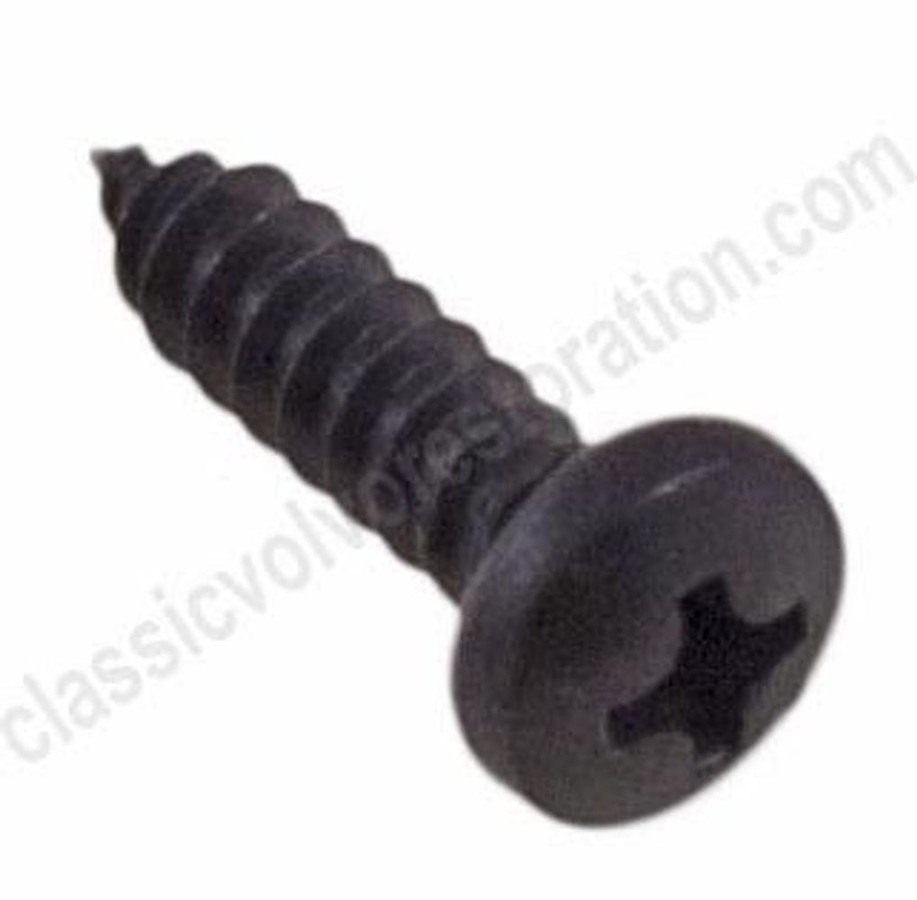 Skrue RXS svart l=16 mm for Volvo PV444, PV544, Duett