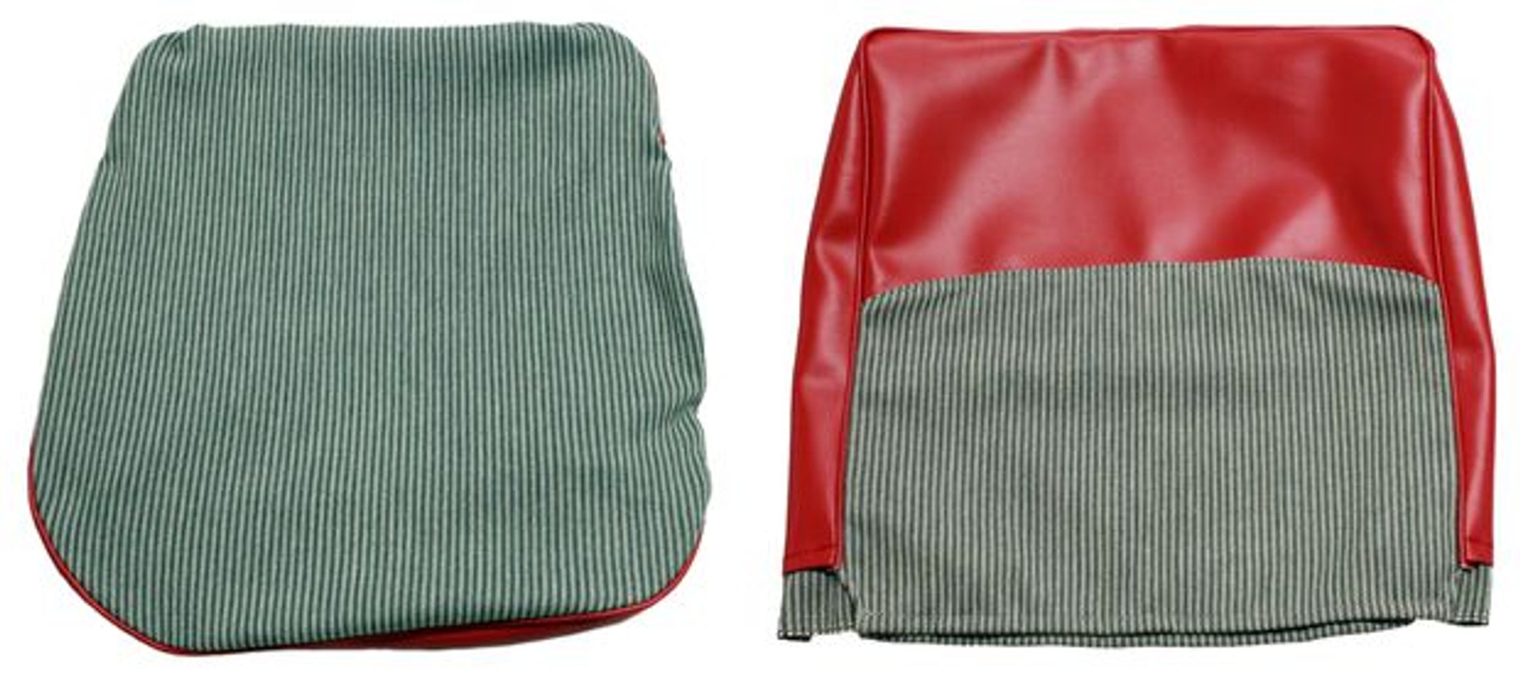 Polstring Forsete til Volvo Duett 1958-62 rød/grå