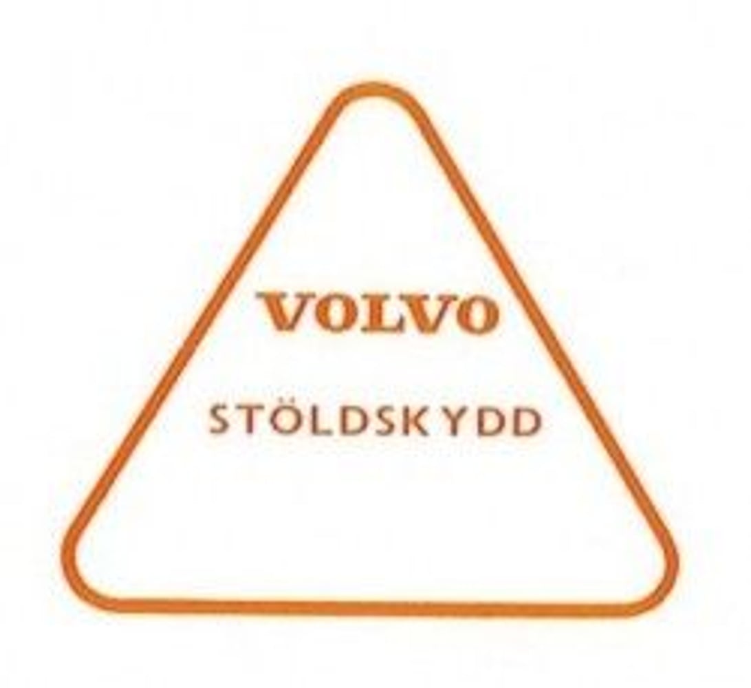 Tyverisikringsklistremerke — bild 1 av 2