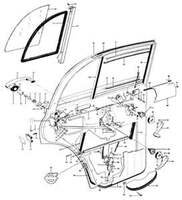 Dørhåndtak ytre venstre