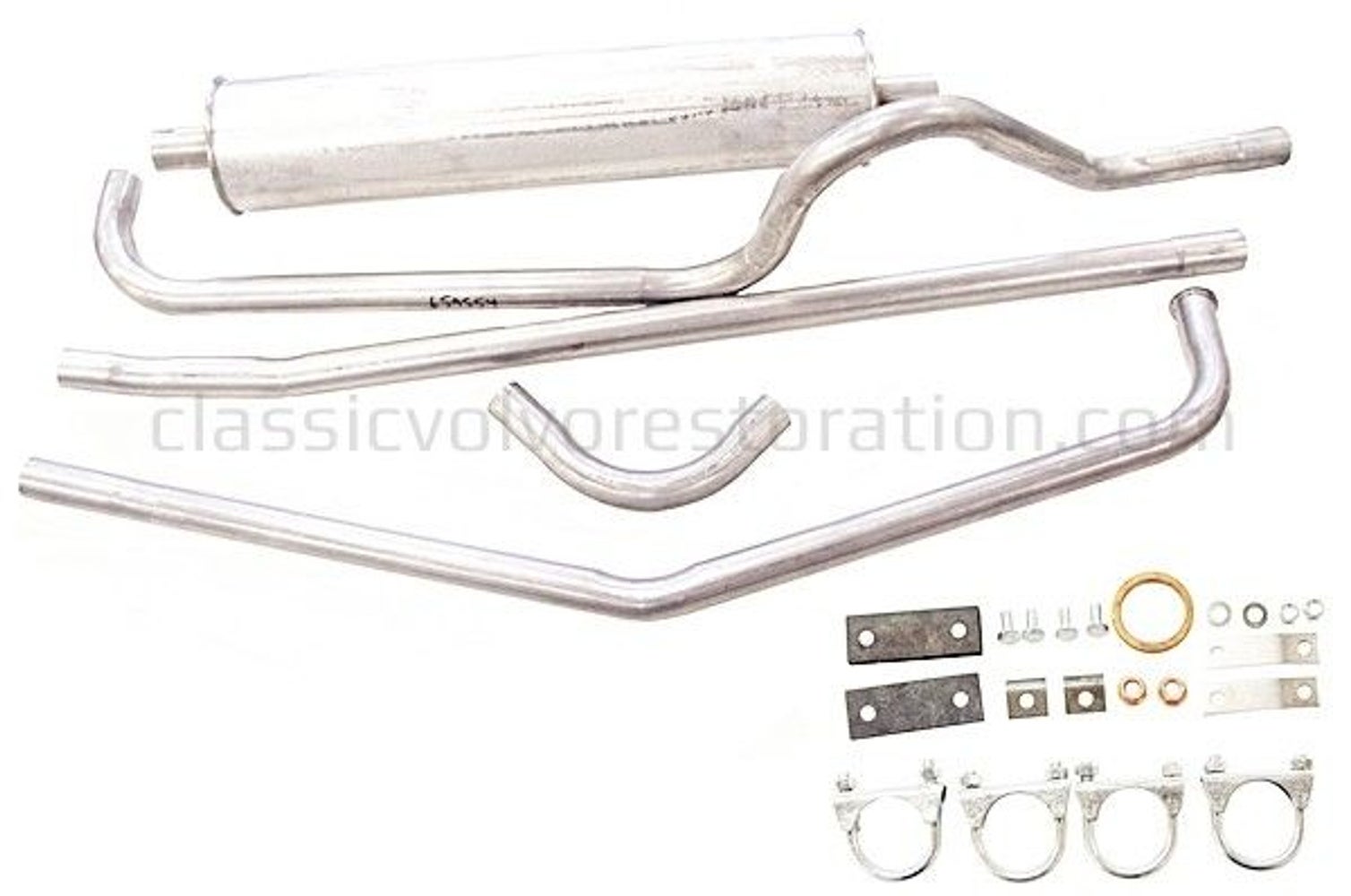 Eksosanlegg for Volvo PV, B4B — bild 2 av 2