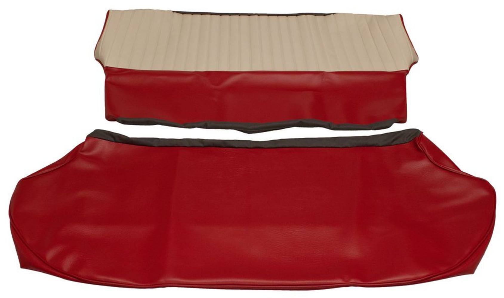 Trekk baksete US rød/beige