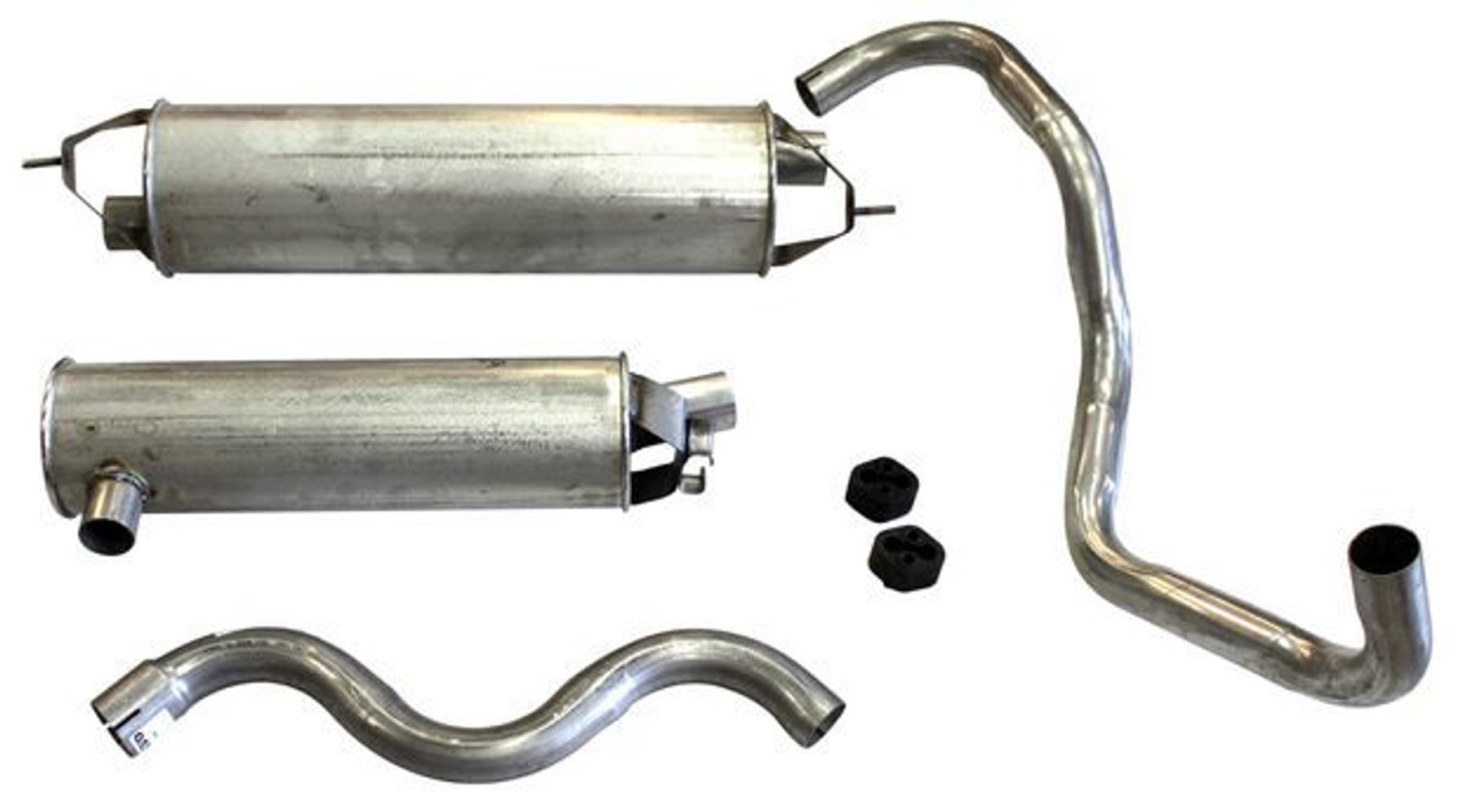 Eksosanlegg halvsett for Volvo 240, 260 1975-93, uten turbo