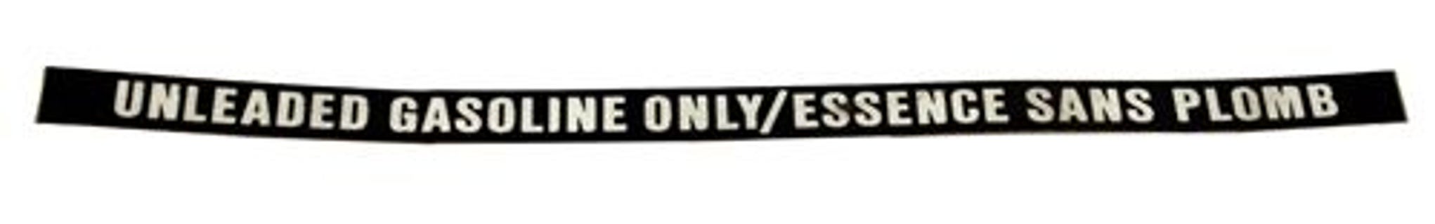 Dekal "Unleaded Fuel Only"