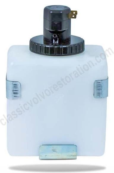 Spylepumpe med beholder for Volvo 1961-, Amazon, 1800S 1967-, 140, 164, 240