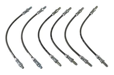 Bremsslangesett for Volvo Amazon, 1800, B20, metallflettet